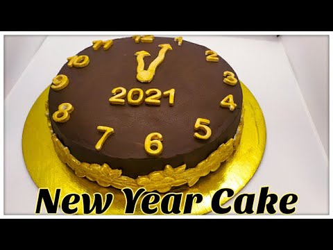 Video: How To Make A New Year's Clock Cake