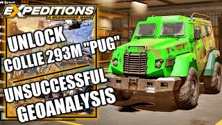 Expeditions A Mudrunner Game - Unlock Collie 293M Pug Scout Truck - Unsuccessful Geoanalysis