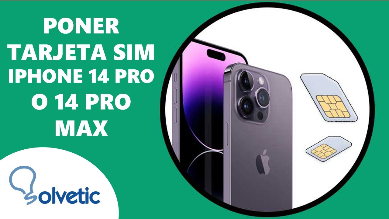📲 Cómo Poner Tarjeta SIM en iPhone 14 Pro y iPhone 14 Pro Max ️ Cómo
