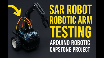 Arduino Robotic Arm Demo on SAR Robot – Full Capstone Project Testing