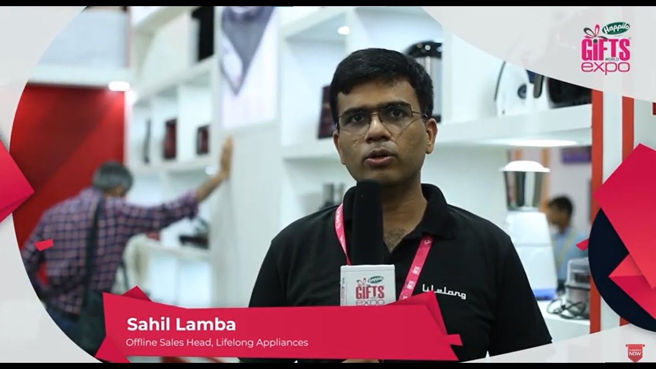 Gifts World Expo 2022, Delhi Edition Sahil Lamba, Sales Head