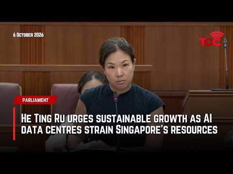 He Ting Ru urges sustainable growth as AI data centres strain Singapore’s resources