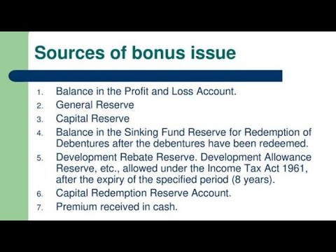 Video: Hvad er kilderne til bonusudstedelse?