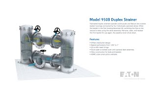 How It Works - Model 950B Offset Duplex Strainer (BC/QOC)- Eaton Filtration
