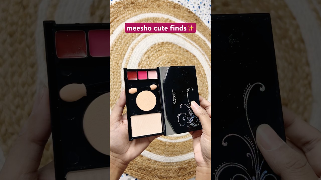 MEESHO finds✨🌸makeup kit for kids🫶🖤🤩 #shortsfeed #shortsviral #makeupkit #kidsmakeup #meesho