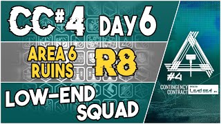 CC#4 Day 6 - Area 6 Ruins Risk 8 | Low End Squad |【Arknights】