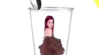 stan twitter: ariana grande nesquik light to dark transformation Resimi