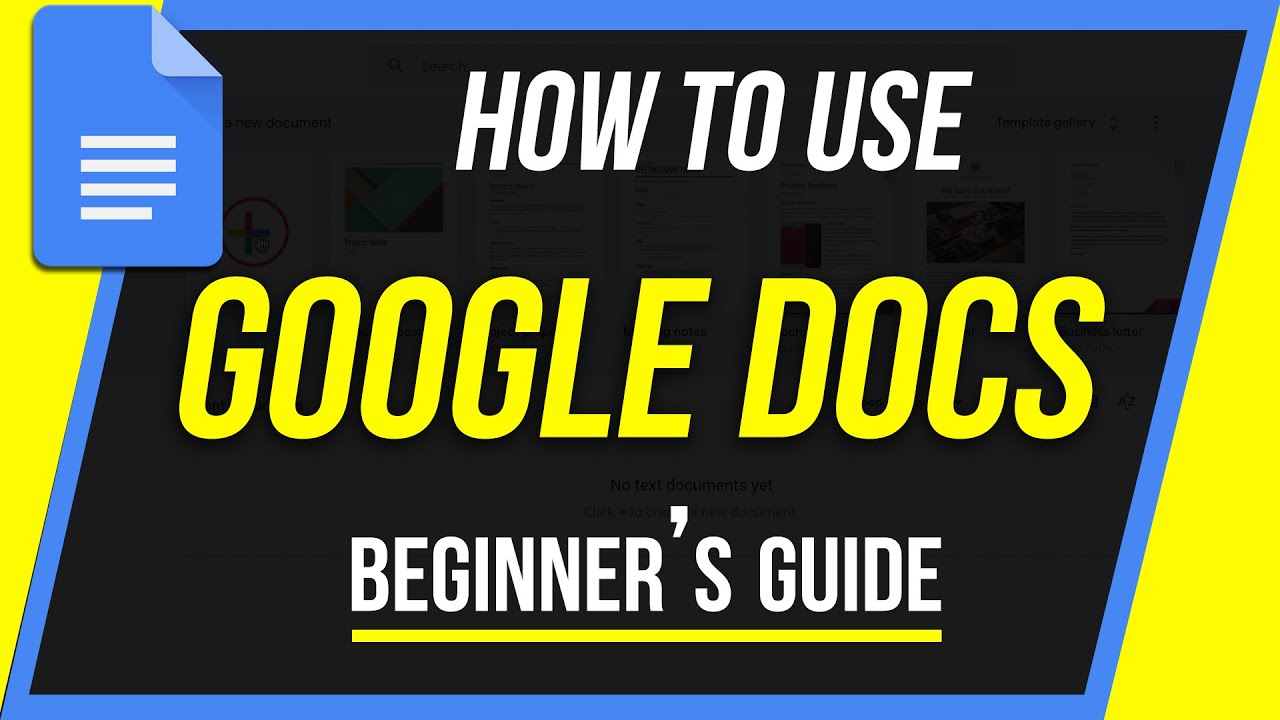 how-to-use-google-docs-beginner-s-guide-youtube