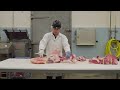 Learn the art of butchery  beef round with professor phil bass