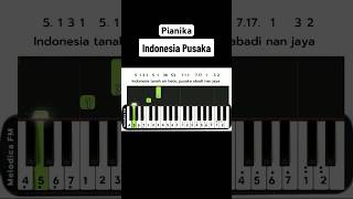 NOT PIANIKA INDONESIA PUSAKA #pianikacover #lagunasional #notpianika #shorts #indonesiapusaka