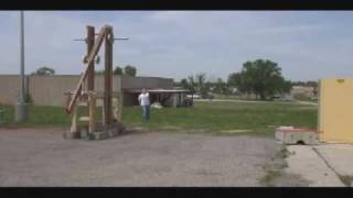 Oklahoma State University Floating Arm Trebuchet. Managed to get this to count as my group