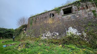 Abandoned Fort. Underground passages. WW2