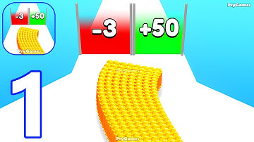 Bullet Army Run - Gameplay Walkthrough Part 1 Gun Bullet Merge Run - Android Gameplay