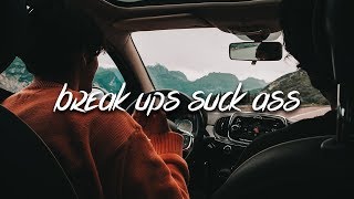 Powfu - break ups suck ass (Lyrics) feat. sadeyes chords