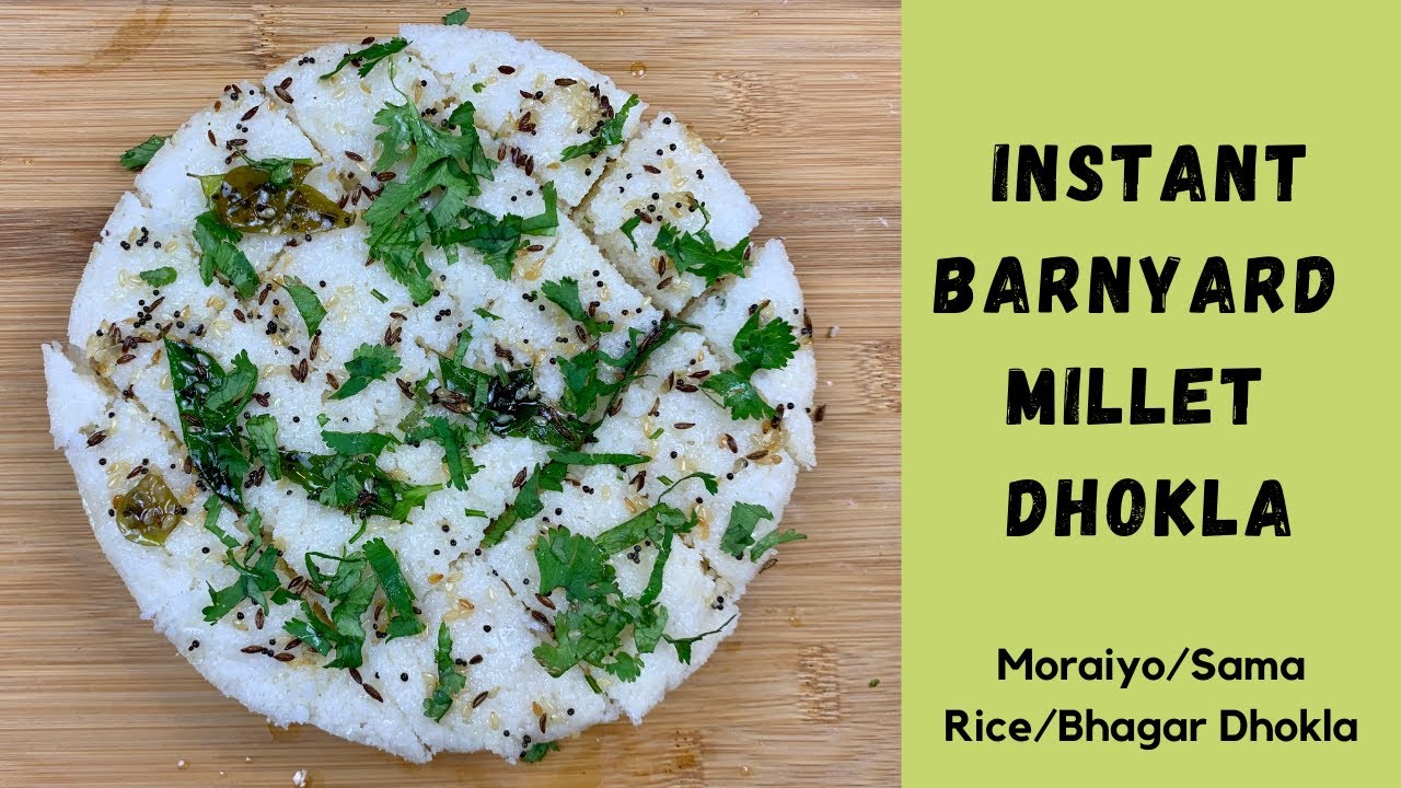 Barnyard Millet Dhokla Moraiyo/Sama Rice/Bhagaricha Dhokla Vrat ka