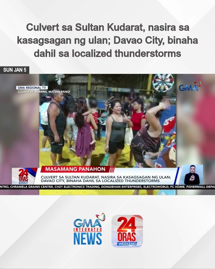 Culvert sa Sultan Kudarat, nasira sa kasagsagan ng ulan; Davao City, binaha... | 24 Oras Weekend