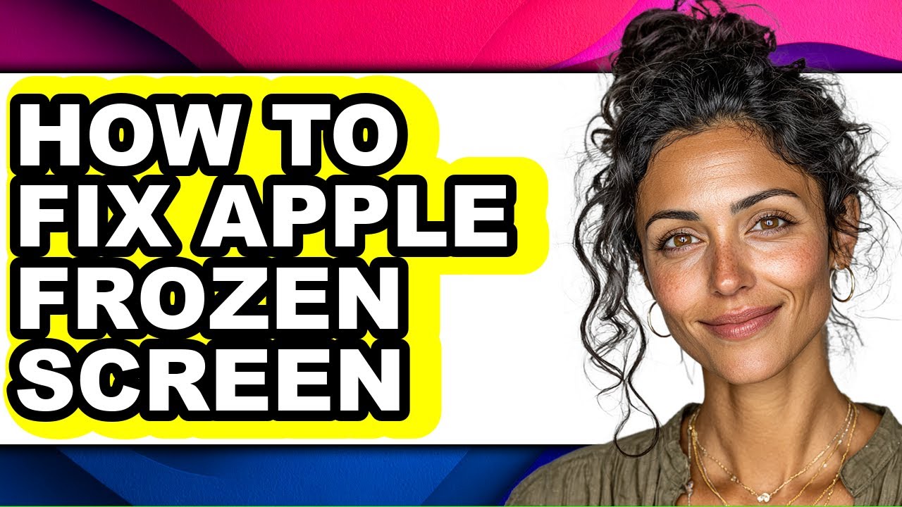 How to Fix Apple Frozen Screen (only Way)
