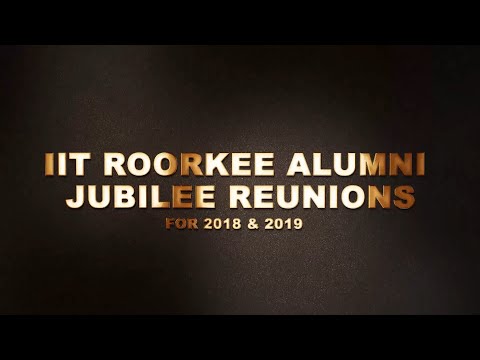 IIT Roorkee Alumni Jubilee Reunions