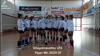 Villapomavolley Campione Provinciale Under 13 Fipav Mn 2020-2021