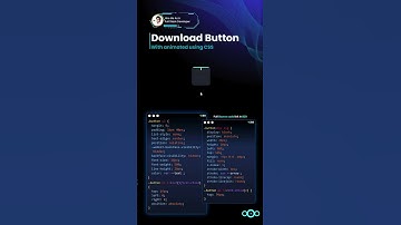 Download Button with animated using CSS #css #shorts #css3  #frontenddeveloper #code #coding #coder