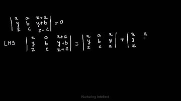 Solution to determinant without expanding / NCERT Ex.4.2 Question 1