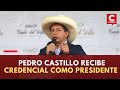 EN VIVO | Pedro Castillo recibe credencial como Presidente del Perú