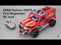 LEGO Technic 42075 First Responder RC mod with building instructions