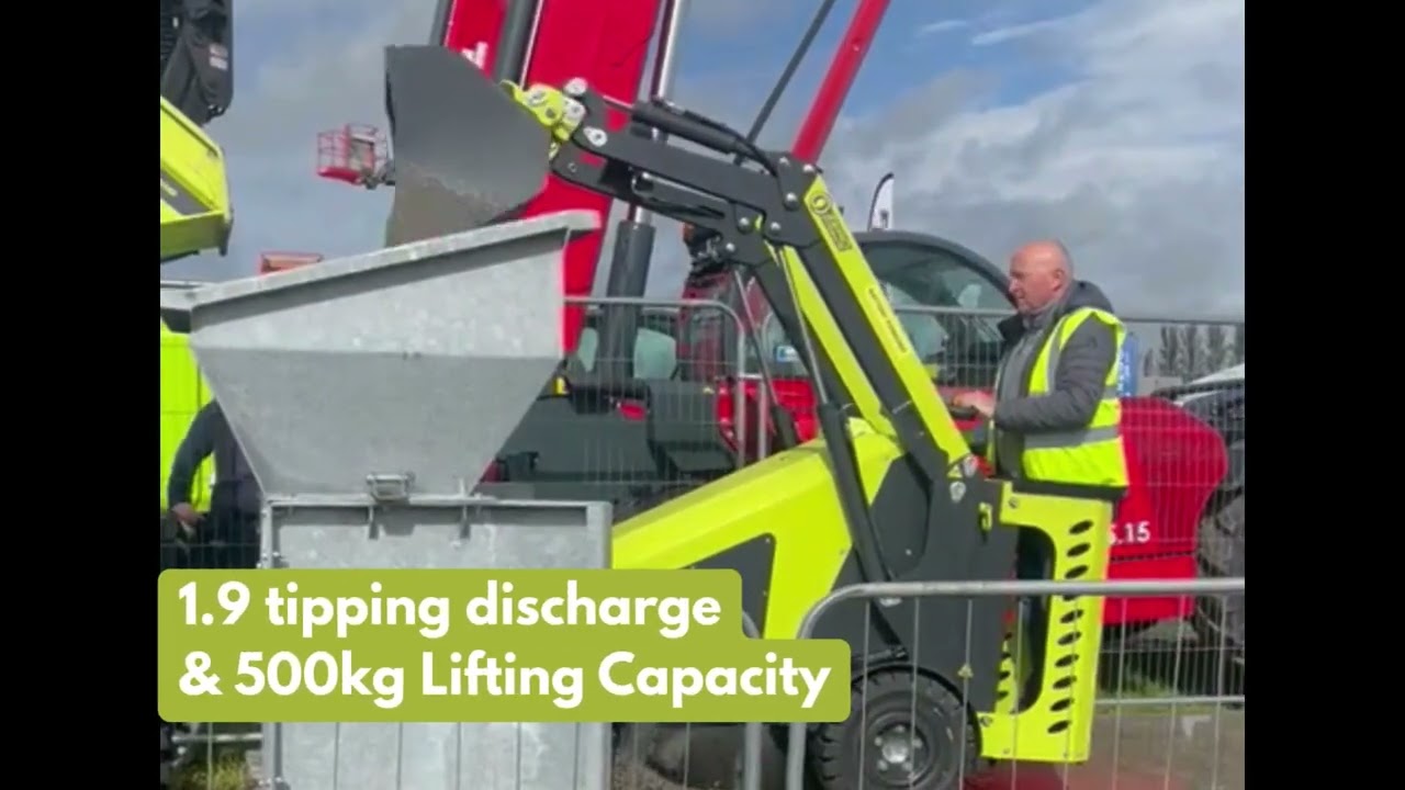 Introducing Ecovolve's Electric Mini Loader - 100% Electric & Produces Zero Emissions 