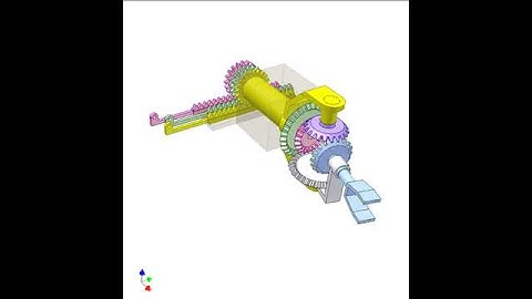 Geared spherical wrist mechanism