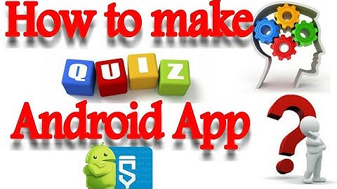 How to make Quiz android Application| Sketchware Tutorials