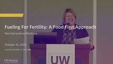 Next Generation in Medicine: Fueling For Fertility, A Food-First Approach