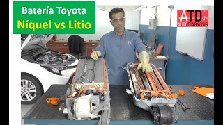 Batería Toyota Níquel vs Litio.