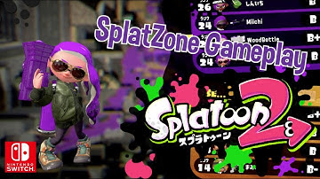 Nintendo Splatoon 2 Ranked Battle Splat Zone Gameplay Switch
