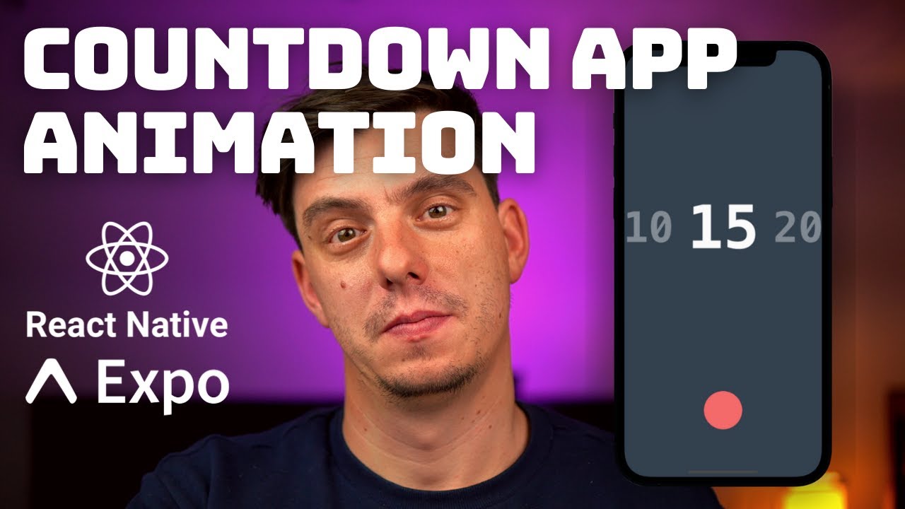 React Native Countdown Timer Animation with FlatList and Animated API -  YouTube