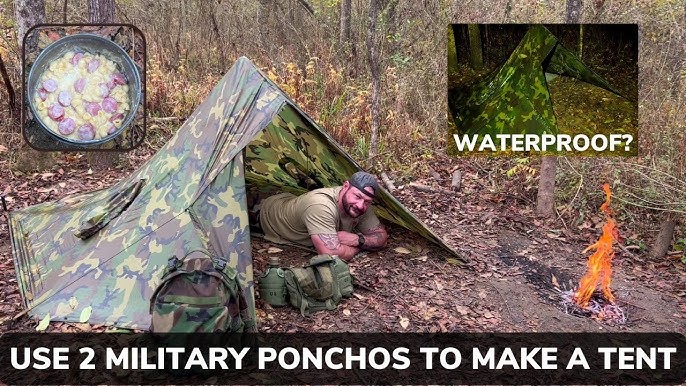 GROUND POUNDER 2 PONCHO SHELTER TENT HOOCH 