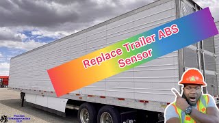 how to remove/replace abs sensor on trailer whilst the wheels are still on | stoughton | great dane