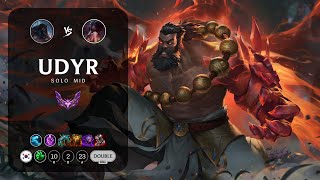 Udyr Mid vs Akali  KR Master Patch 14.6