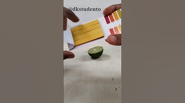 Easy science experiment | pH indicator test | #shorts #diy