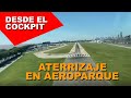 Desde la cabina: aproximación, aterrizaje y estacionamiento en Aeroparque