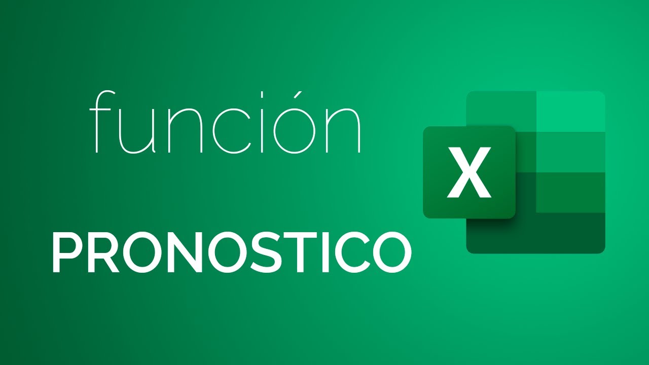 Función PRONOSTICO de Excel