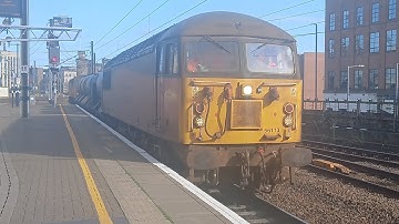 56113 + RHTT + 56105 - Colas Rail - Passing central station