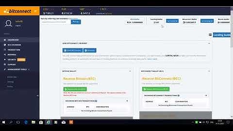 How to reinvest the payouts from Lending Wallet on Bitconnect again