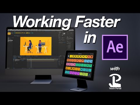 Working Faster in After Effects with Touch Portal