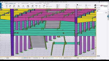 Tekla KH Part3 Steelstair Modeling