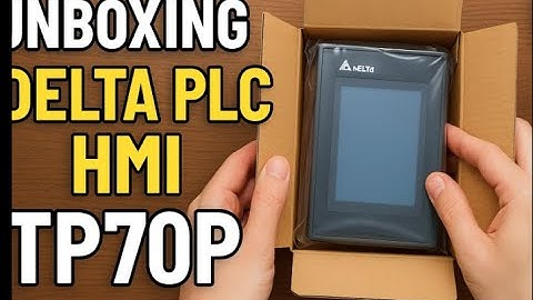 Unboxing Delta PLC/HMI TP70P Urdu/Hindi #unboxing #deltaplc #fyp #finalyearproject #plc_programming