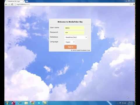 MediaPulse Sky Web-Deployed User Interface Video Tutorial