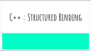 C++ Structured binding in detail with examples.