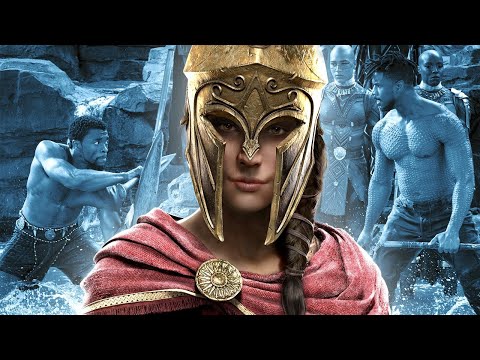 Black Panther Scene Easter Egg in Assassin's Creed Odyssey