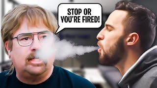 Undercover Boss Begs Employee To Quit Smoking