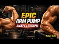 Bicep &amp; Tricep Home Workout – Dumbbell &amp; Barbell Arm Pump (No Gym)